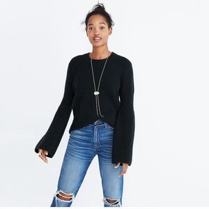 Madewell Black Crew Neck Sweater
